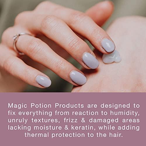 SIMPLY SMOOTH SIMPLY SMOOTH Xtend Keratin Reparative Magic Potion Original Leave In Conditioner Detangler & Heat Protection Styling Spray Repair & Reduce Breakage Color Safe & Sodium Chloride Free 16 Oz.