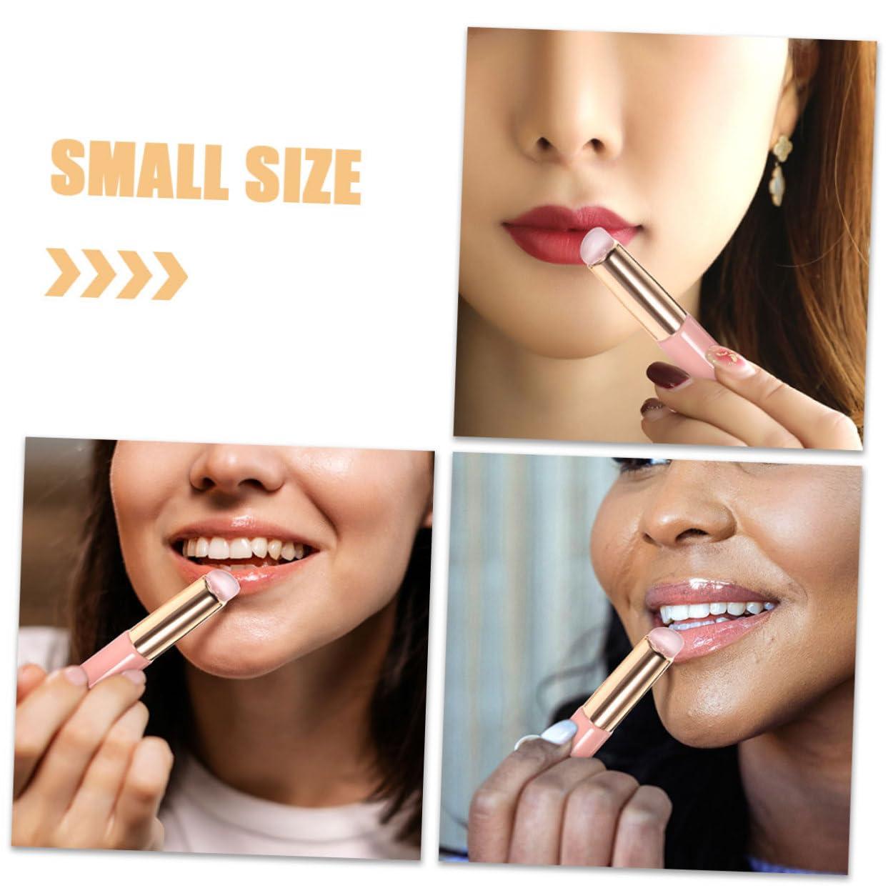 Outanaya Outanaya Professional Lip Makeup Brush Set Silicone Lip Brush Applicator Lipstick Lip Gloss 4pcs