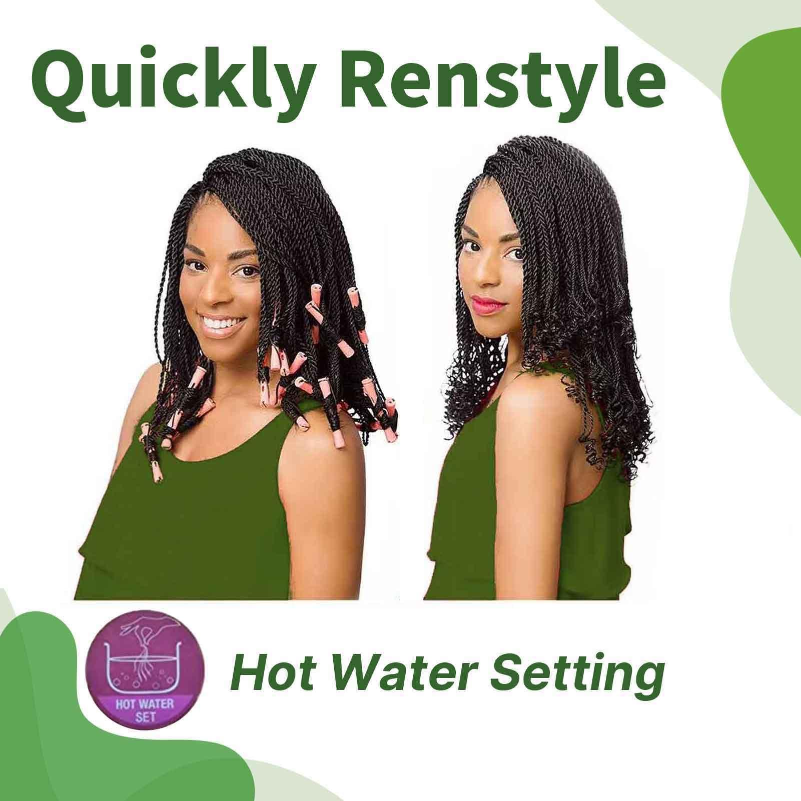 BAOTA BAOTA Senegalese Twist Crochet Hair for Kids 10 Inch Micro Twist Crochet Hair Ombre Brown Blonde Pre Looped Short Braids Kids Crochet Hair Mini Twist Crochet Hair 8 Packs