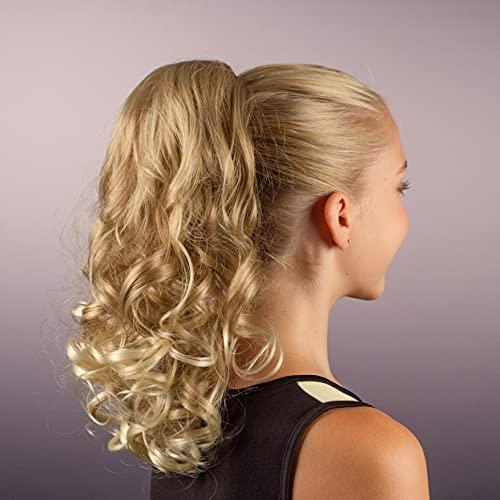 Girly Curls Girly Curls Curly Cheerleader Hairpiece for Cheer and Dance… (Cutie)