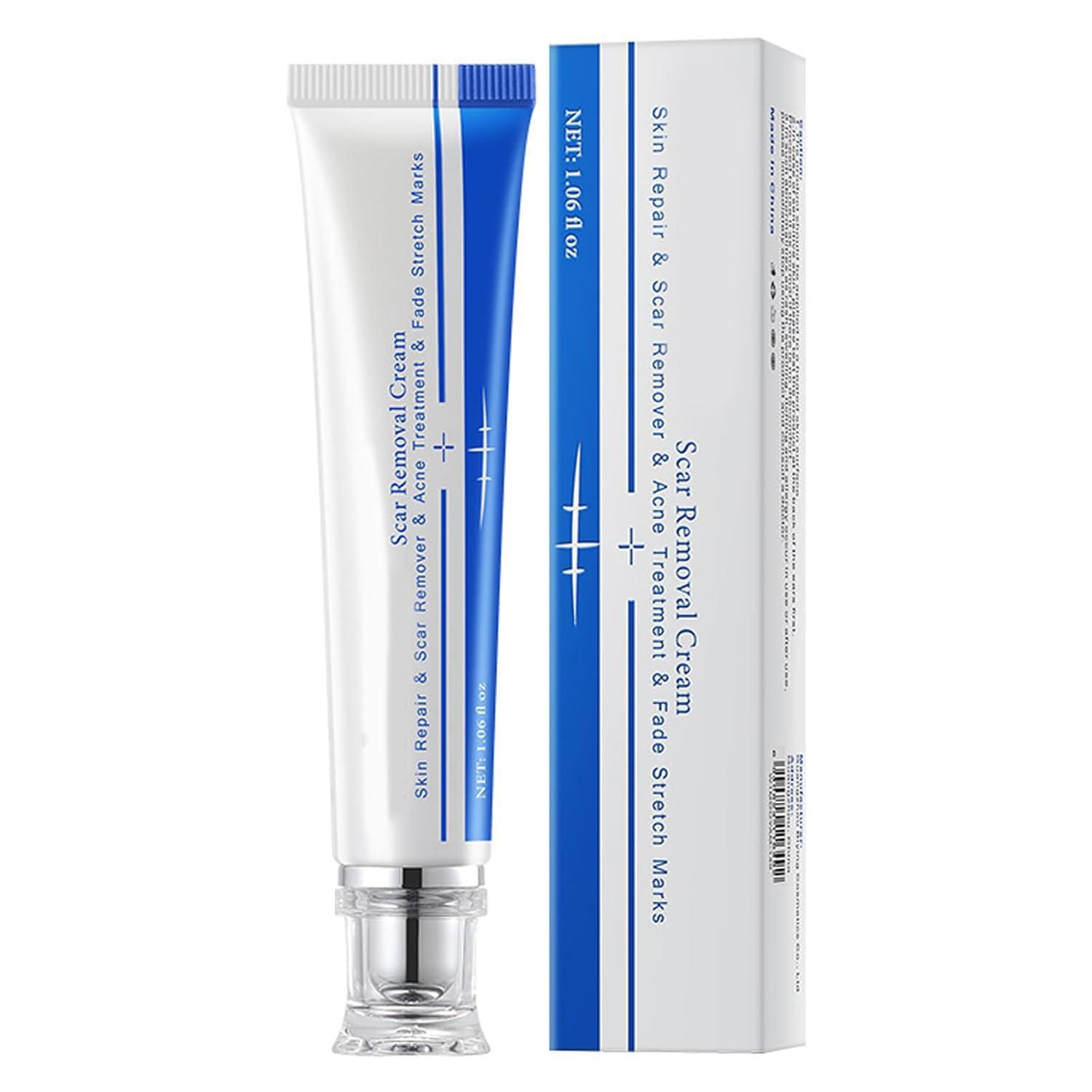 Generic Advanced Scar Cream Gel, Scar Removal Cream for Skin Face Body, Medical-Grade Silicone Gel Treatments for Keloid C-Section Acne Surgical Burns Stretch Marks - Old and New Scars 1.0 oz (1 PCS)