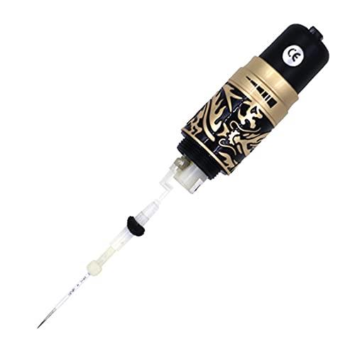 SMax SMax Professional Golden Dragon Permanent Makeup Machine Kits Taiwan Original Eyebrow Eyeliner Lip Cosmetic Tattoo Machine with Tattoo Needle,B