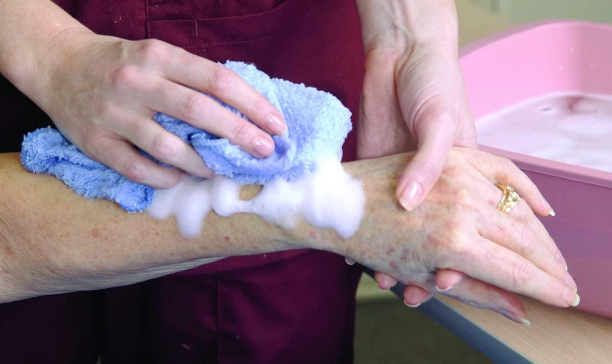 No-Rinse No-Rinse Body Wash, 8 fl oz - Leaves Skin Clean, Moisturized and Odor-Free, Rinse-Free Formula (Pack of 6)