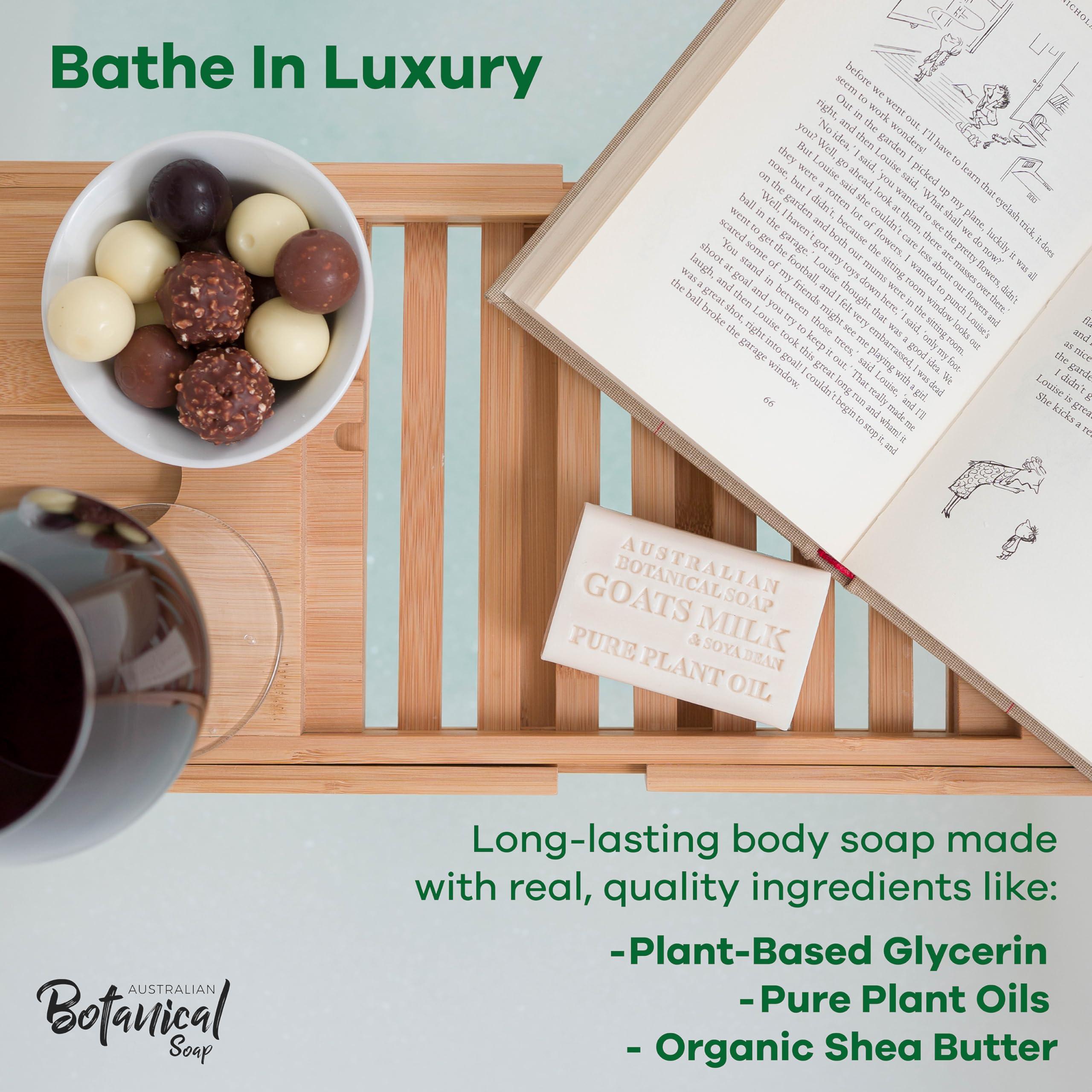 Australian Botanical Soap Australian Botanical Soap, 6.6 OZ, Triple Milled Bars made with Pure Plant Oil, a Natural Soap Base and Enriched with Organic Shea Butter, for Men, Women and All Skin Types, Variety Pack of 8