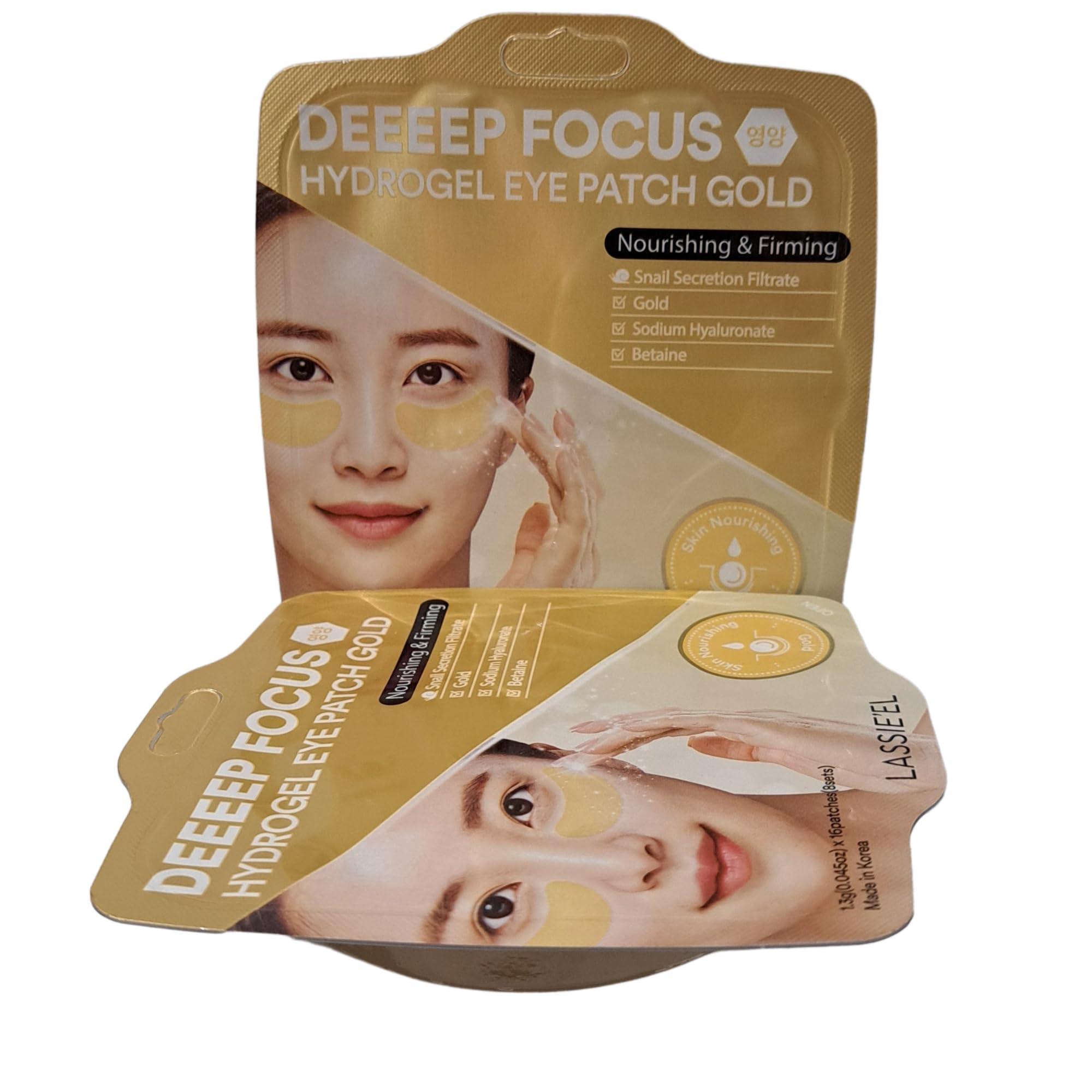 Lassie\'el Lassie\'el DEEEEP FOCUS Hydrogel Eye Patch Gold