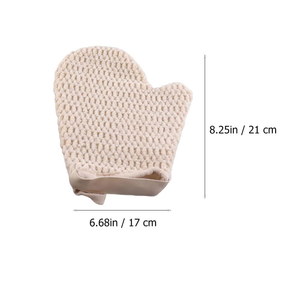 FOMIYES FOMIYES 2PCS bath gloves korean exfoliating gloves deep exfoliating mitt for shower exfoliating loofah pads shower gloves makeup remover mitts Chenille exfoliating brush face