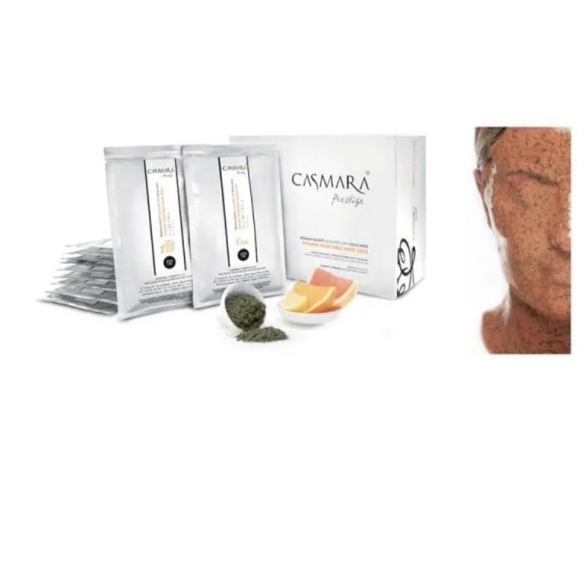 Casmara CASMARA Facial Mask Pack of 10 Multi Set (Gold 2080, Kiwi 2060, Goji 2070, Vitamin 2030, Greentea 2050, NOVanew 2045, Reaffirming 2020, Green 2025, Sensitive 2040, RGnerin 2055)