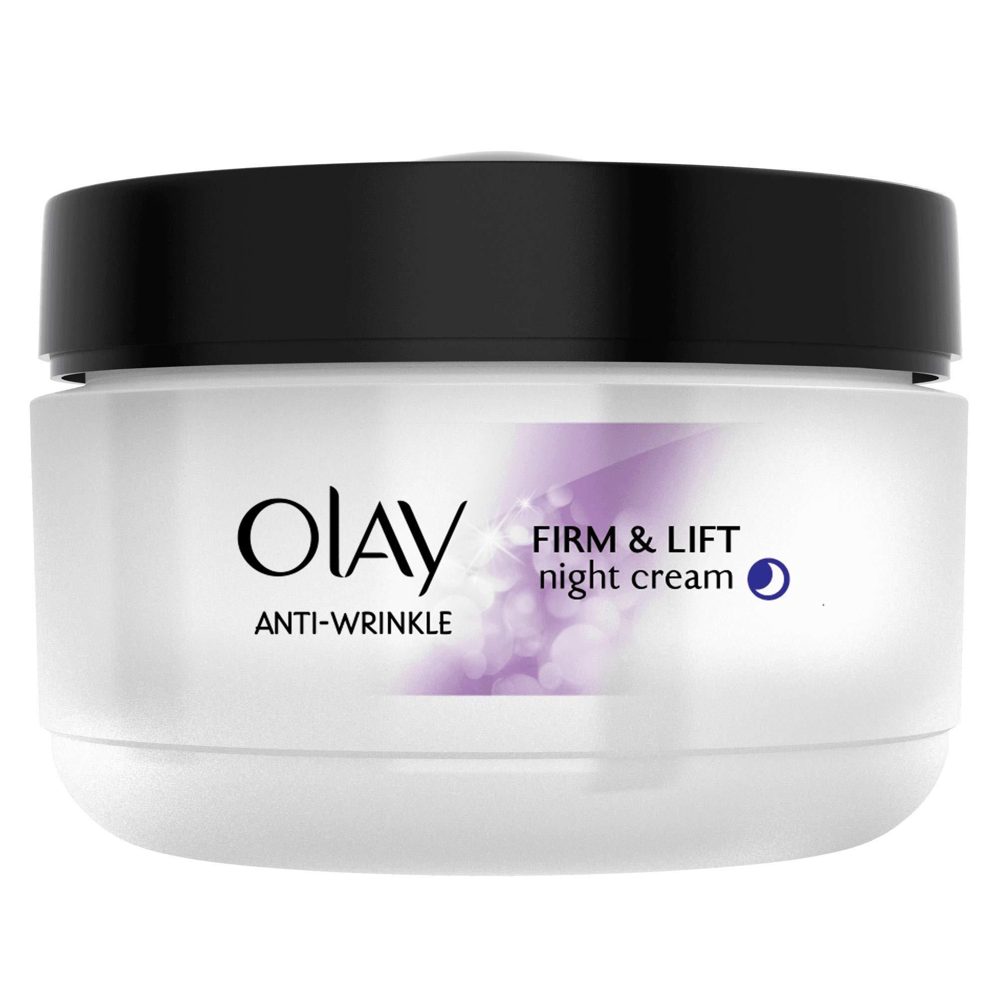 Olay Olay Anti-Wrinkle Firm and Lift Night Cream for 40+, 1.7 Ounce
