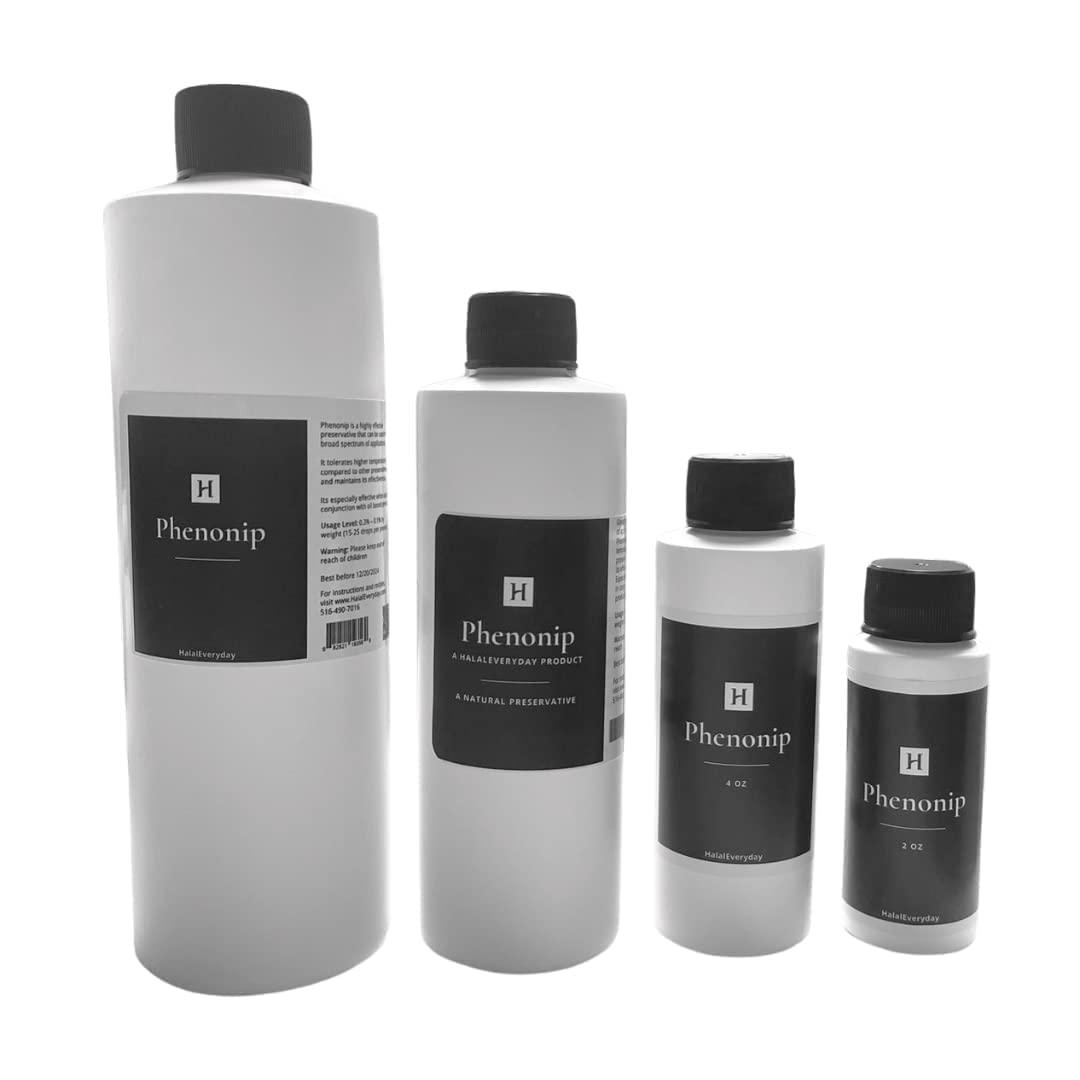 SaaQin Phenonip - Preservative Used for Lotion, Cream, Lip Balm or Body Butter 2 Oz - Enough preservative to support approximately 12 lbs. of product