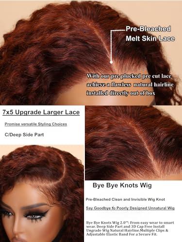 UNICE UNICE Body Wave 13x4 Lace Pre Everything Wig with Curly Bob 7x5 Lace Glueless Wig