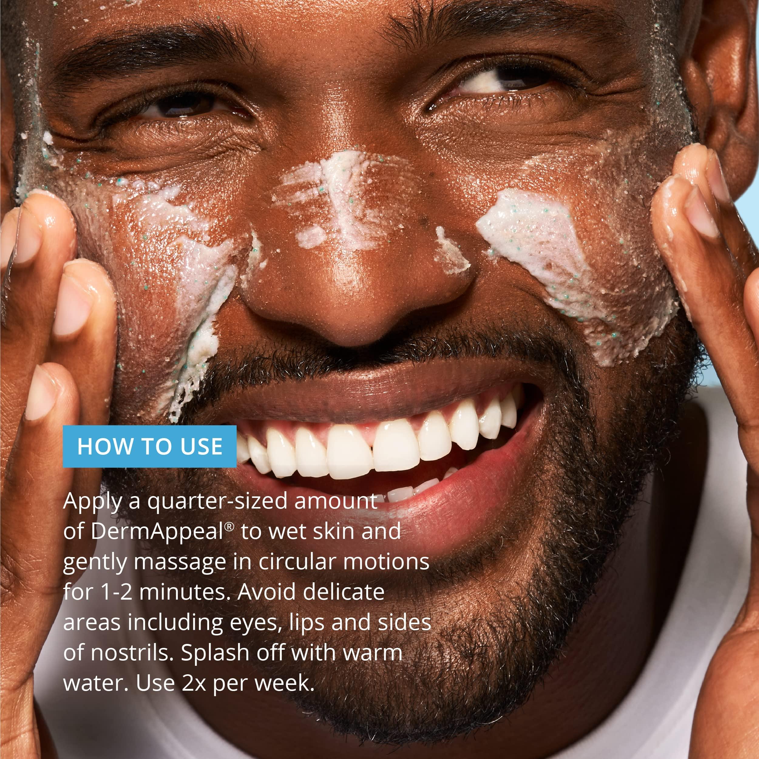 SKINN SKINN DermAppeal Microdermabrasion Treatment for Smoother, Brighter, and Clearer Skin, 1oz - Exfoliating Facial Scrub Removes Dead Skin and Smooths Wrinkles and Fine Lines for Flawless, Glowing Skin