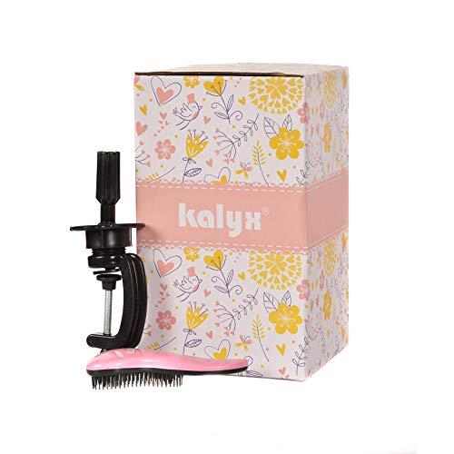 kalyx Kalyx Mannequin Head African American 100% Human Hair Cosmetology Afro Hair Manikin Head for Practice Styling Braiding(9INCH)