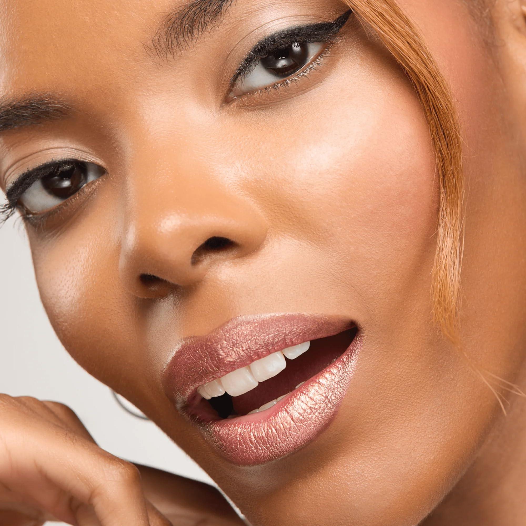 Gerard Cosmetics Gerard Cosmetics Metal Matte Liquid Lipstick Dreamweaver, Nude Pink Lipstick with Matte Metallic Finish, Long Lasting Nude Lipstick, Hydrate and Nourish Lips, Cruelty Free & Made in the USA