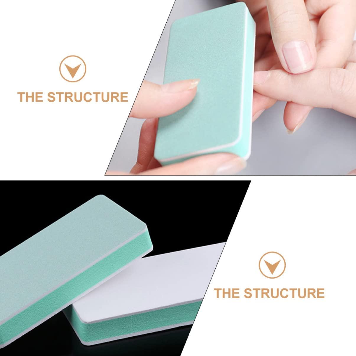 minkissy minkissy Nail Care Polishing Plate Set 8pcs Double-sided Polishing Buffing Block Safe Gentle Fingernails Polishing Strips Manicure Tool