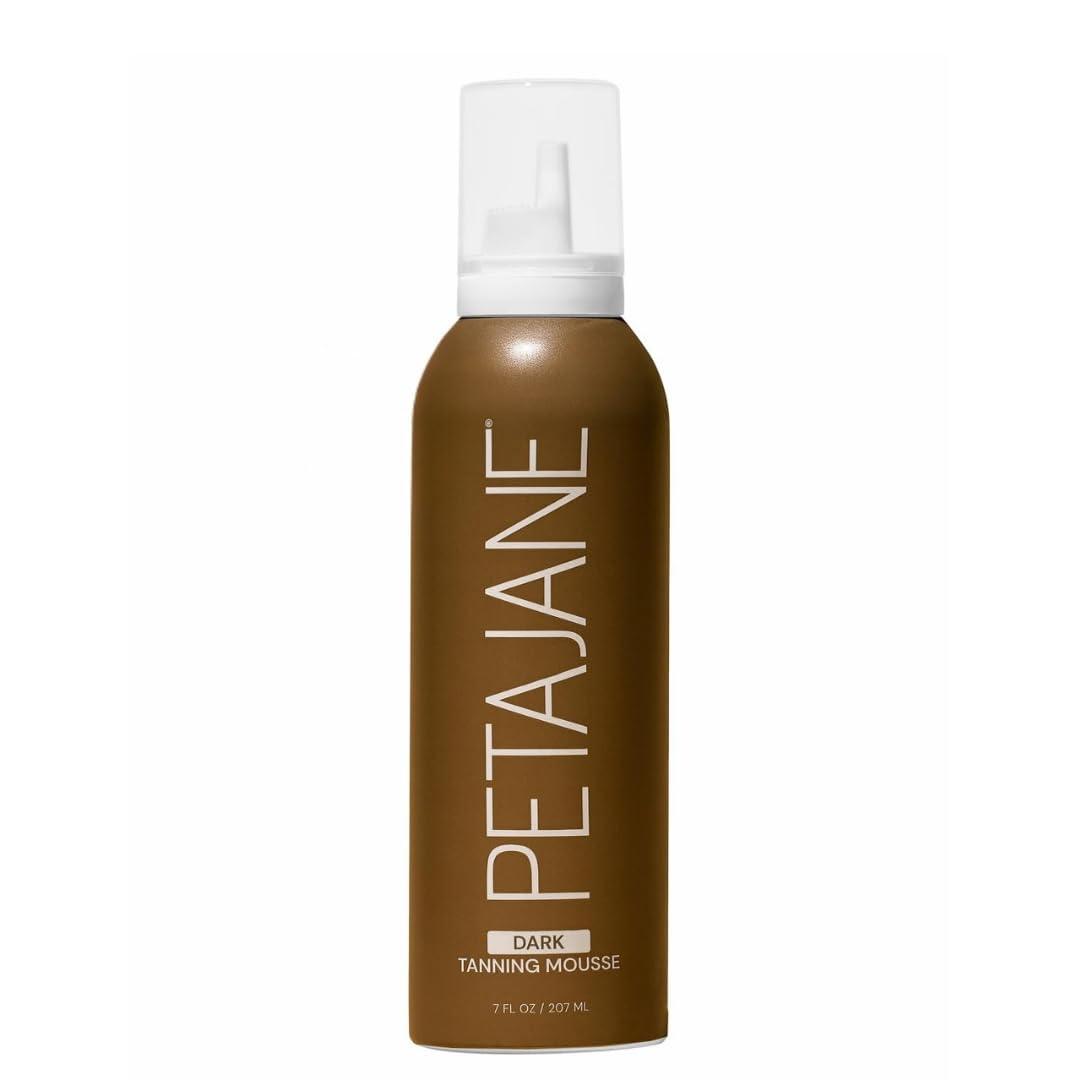 Peta Jane Dark Tanning Mousse 7oz - Sunless Self-Tanner for a Natural, Streak-Free, Organically Derived, Lightweight & Fast Absorbing, Non-Sticky, For All Skin Types, Vegan & Cruelty-Free