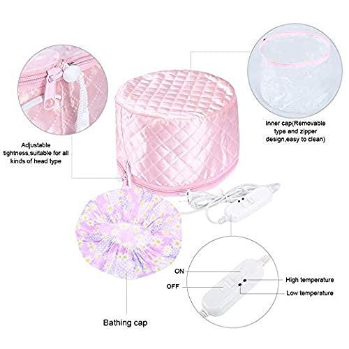 Mangold 110V Hair Care Hat,Hair SPA Cap,Electric Hair Cap Thermal Cap For Hair Spa Home,Nourishing Care Hat with 3 Mode Temperature Control