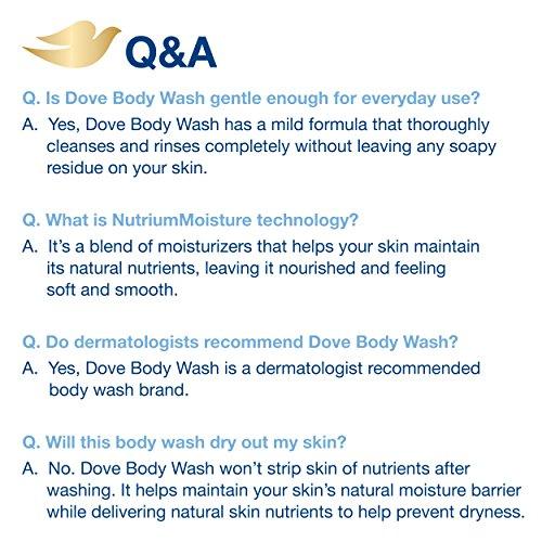 Dove Dove Deep Moisture Beauty Body Wash 12 oz (Pack of 6)