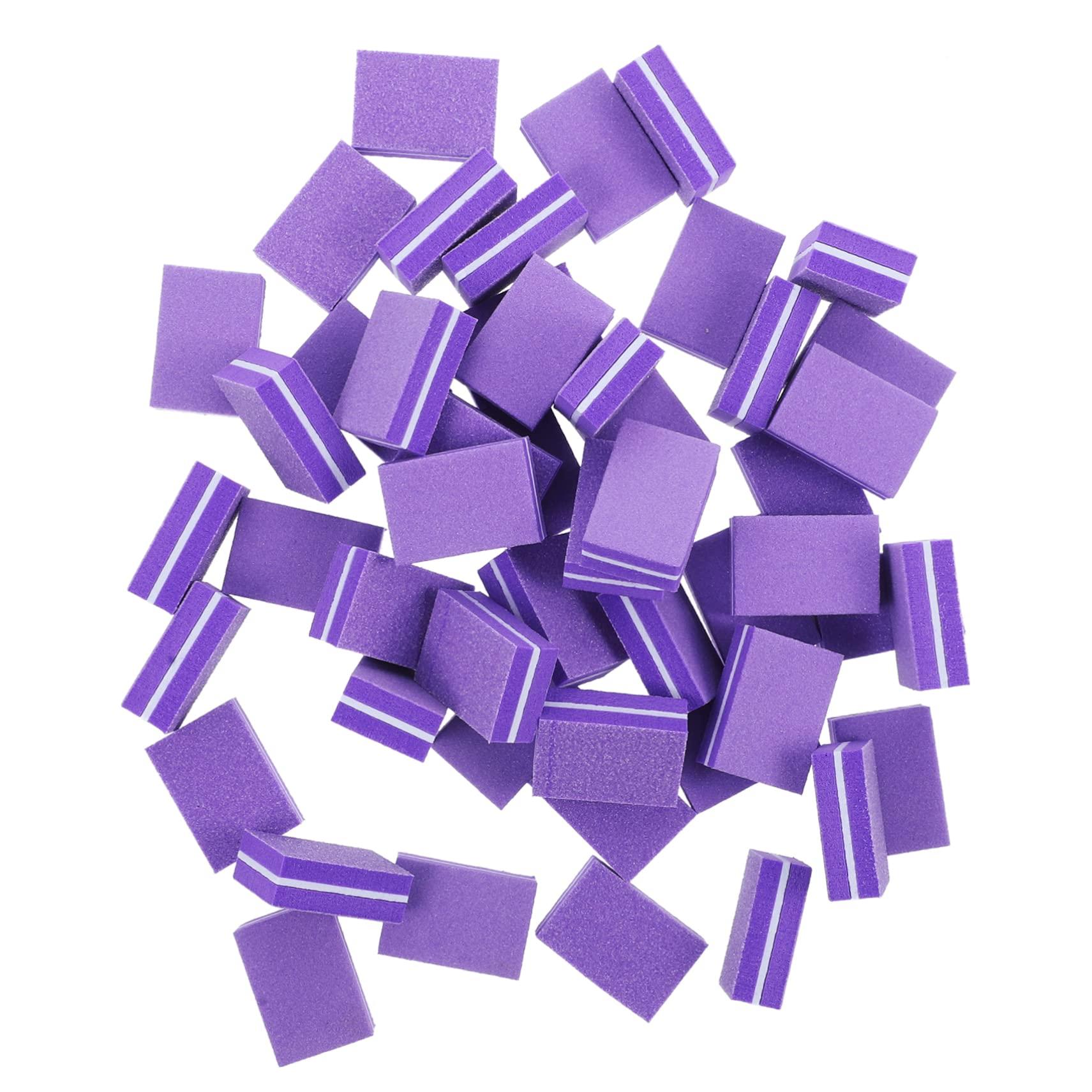 PLAFOPE PLAFOPE Professional Manicure Kit 50pcs Nail File Buffer Block Sponge Nail Buffers Fingernail Files Buffer Nail Buffing Block for Acrylic Nails