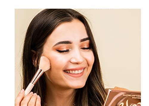 Makeup Revolution Makeup Revolution X Roxxsaurus Highlighter & Contour Palette, Sculpt, Define & Illuminating Makeup Palette, 8 Shades, Vegan & Cruelty Free, 8 x 0.052 oz.