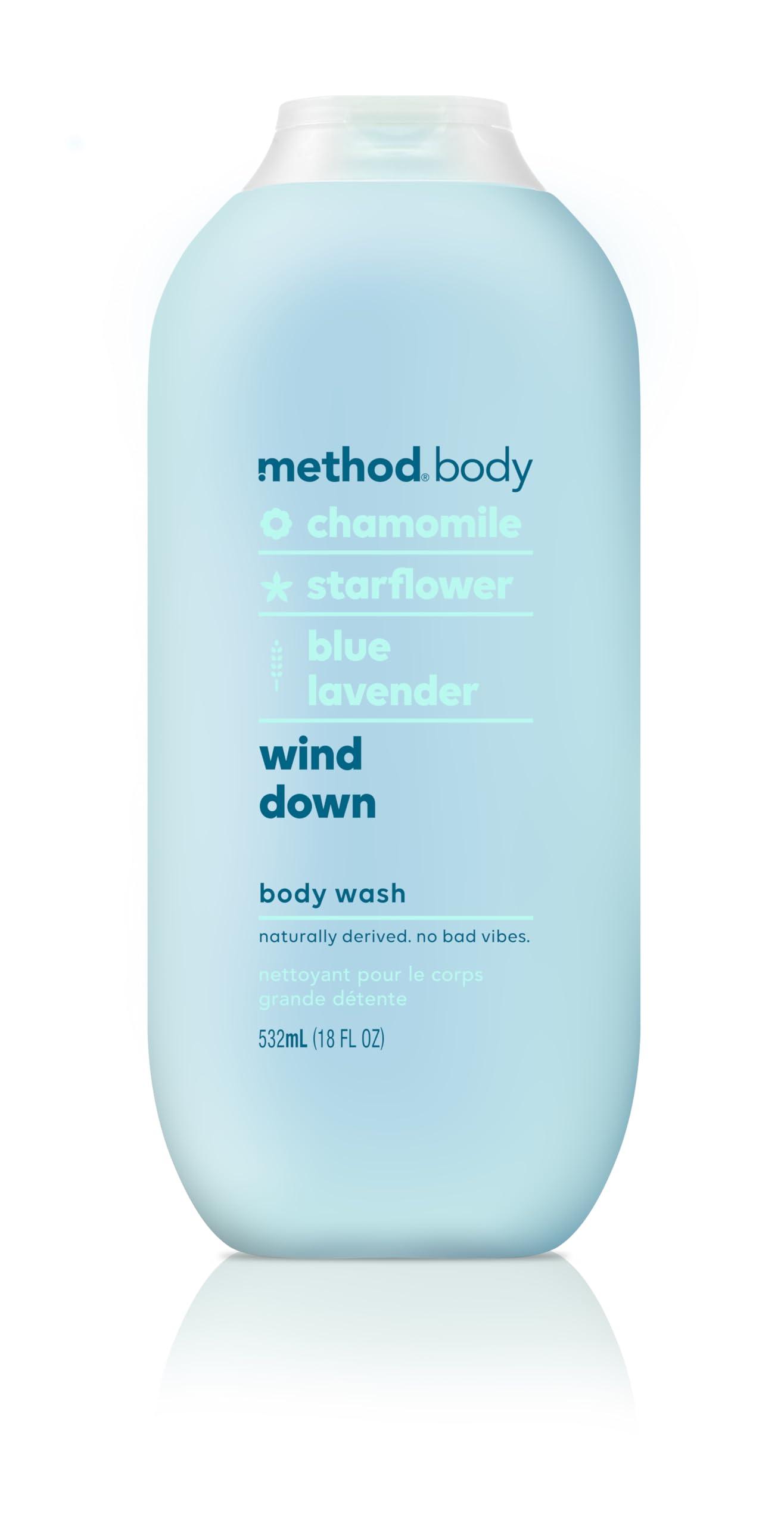 Method Method Body Wash, Wind Down and Daily Zen Scents, 18 oz, Pack of 1 Each