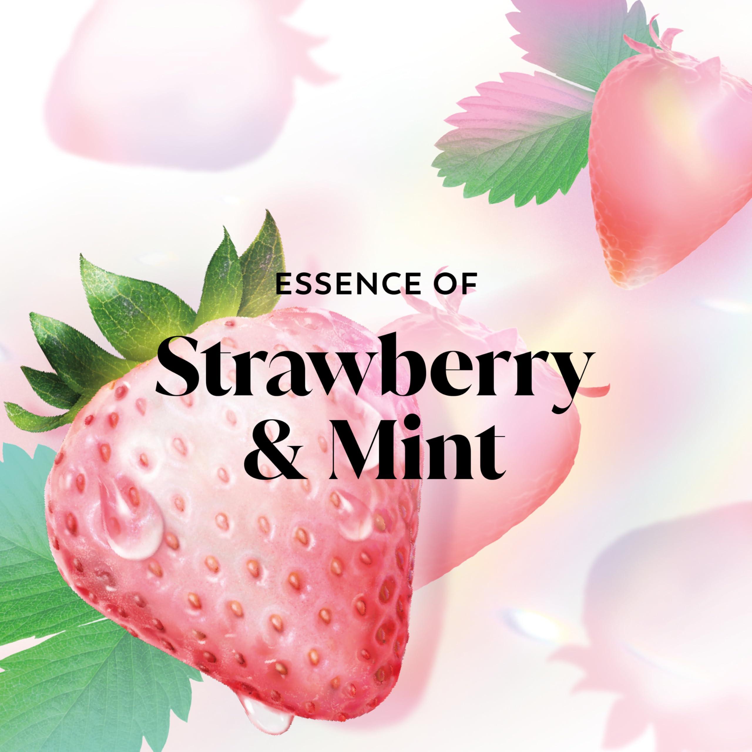 Olay Olay Fresh Outlast Cooling White Strawberry & Mint Scent, Hydrating Body Wash for Women, 3.0 oz (Pack of 24)