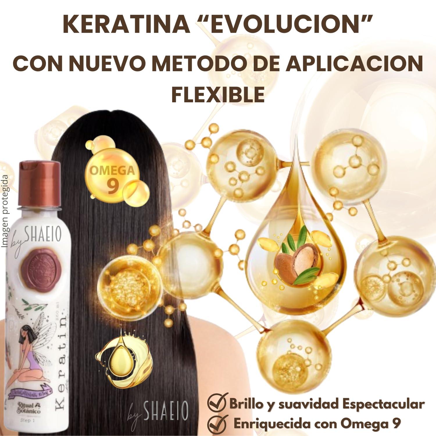 SHAEIO RITUAL BOTANICO Colombian Organic Keratin - 250 ML. Vegan Keratin Hair Mask with 12 Natural Oils and Amino Acids for Smoothing Hair