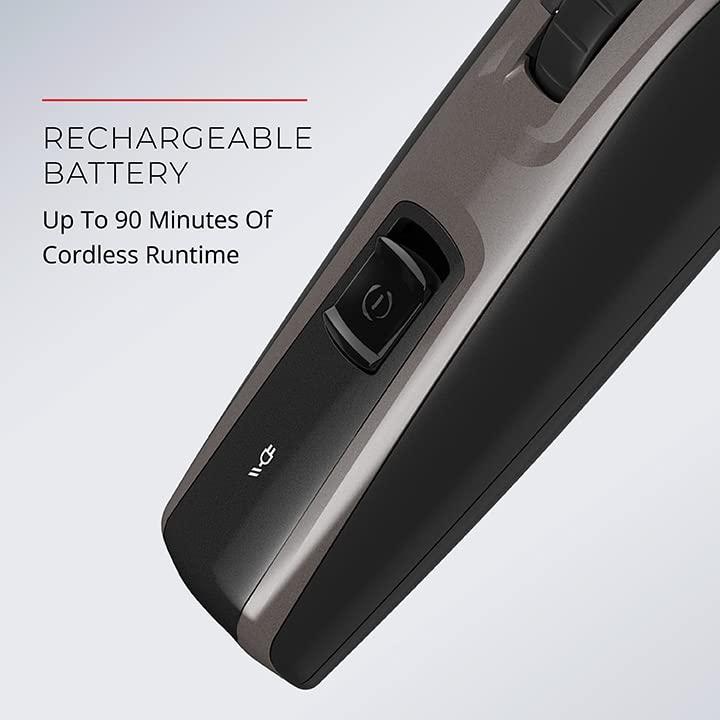 Remington Remington The Beardsman Beard Trimmer for Men, Ultimate Precision Full Beard Grooming Kit and Hair Clippers, with 3 Adjustable Combs, Scissors, and Brush, Black