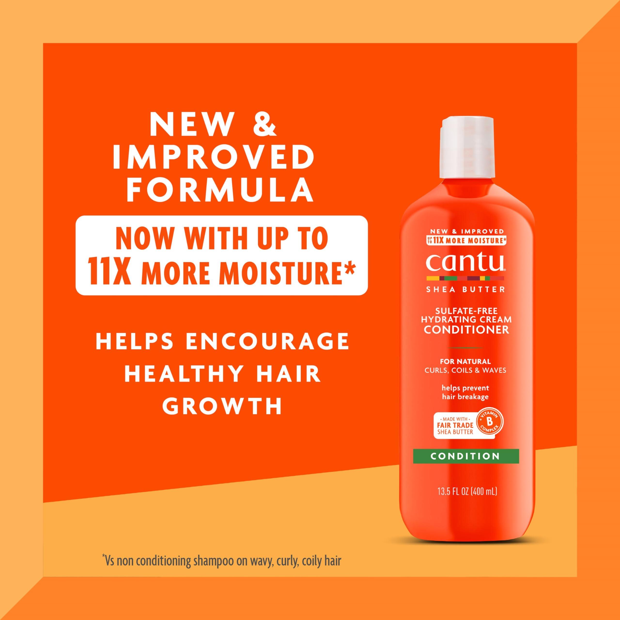 Cantu Cantu Hydrating Cream Conditioner with Shea Butter for Natural Hair, 13.5 fl oz