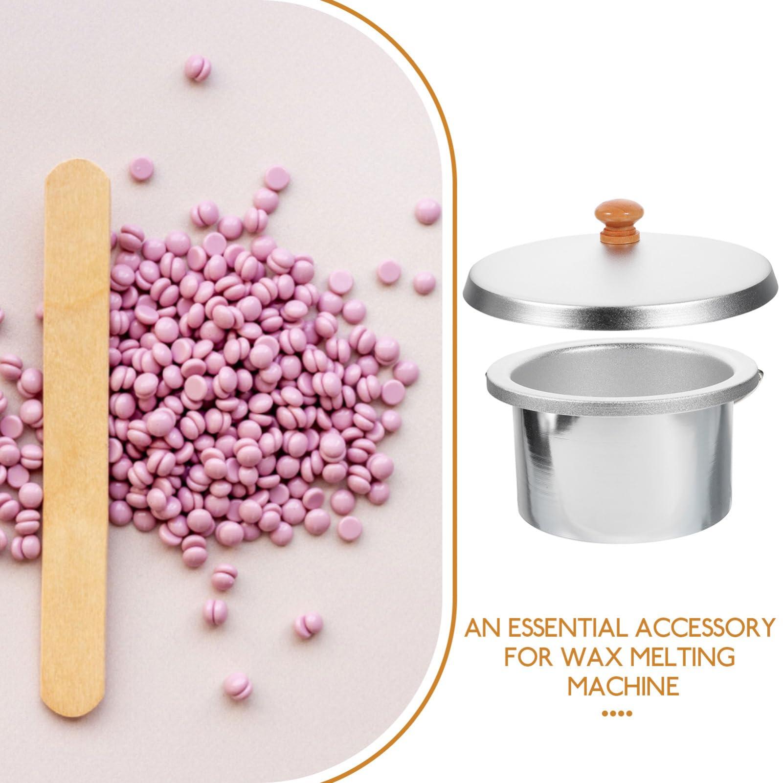 VOSAREA VOSAREA 1 Set Wax Melting Machine Inner Pot Wax Melting Bowl Hair Removal Waxing Supply Wax Heater Accessory Dual Wax Heater Pot Wax Heater Pot Non-stick Wax Melting Pot Iron