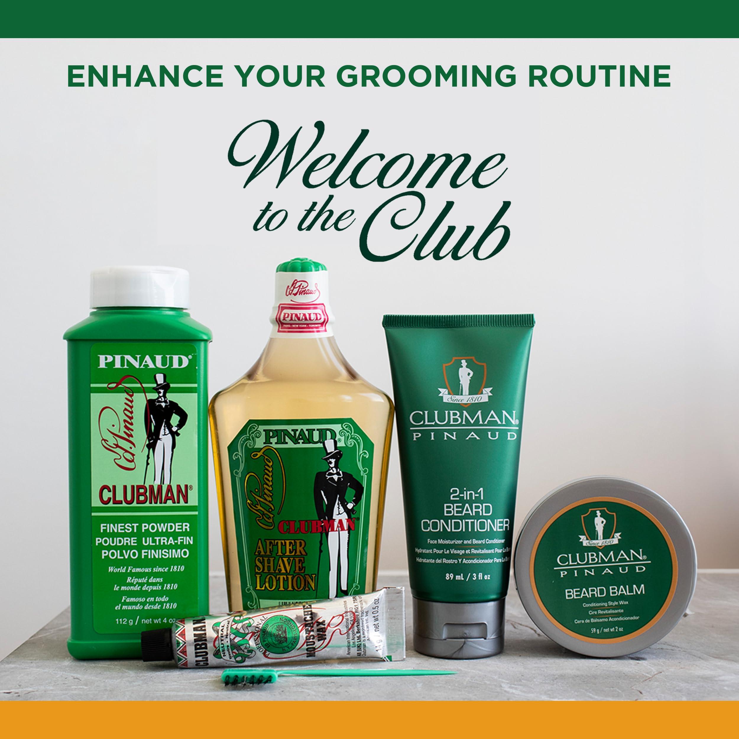 Clubman Clubman Pinaud Styling Gel Hair Groom for Men, Conditioning, Non-Greasy, 3.75 Fl Oz