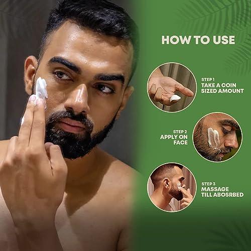 Generic All Natural Rich Face Moisturizer For Men, Freshly Cut Aloe Shea Butter & Chamomile - 75 Gm