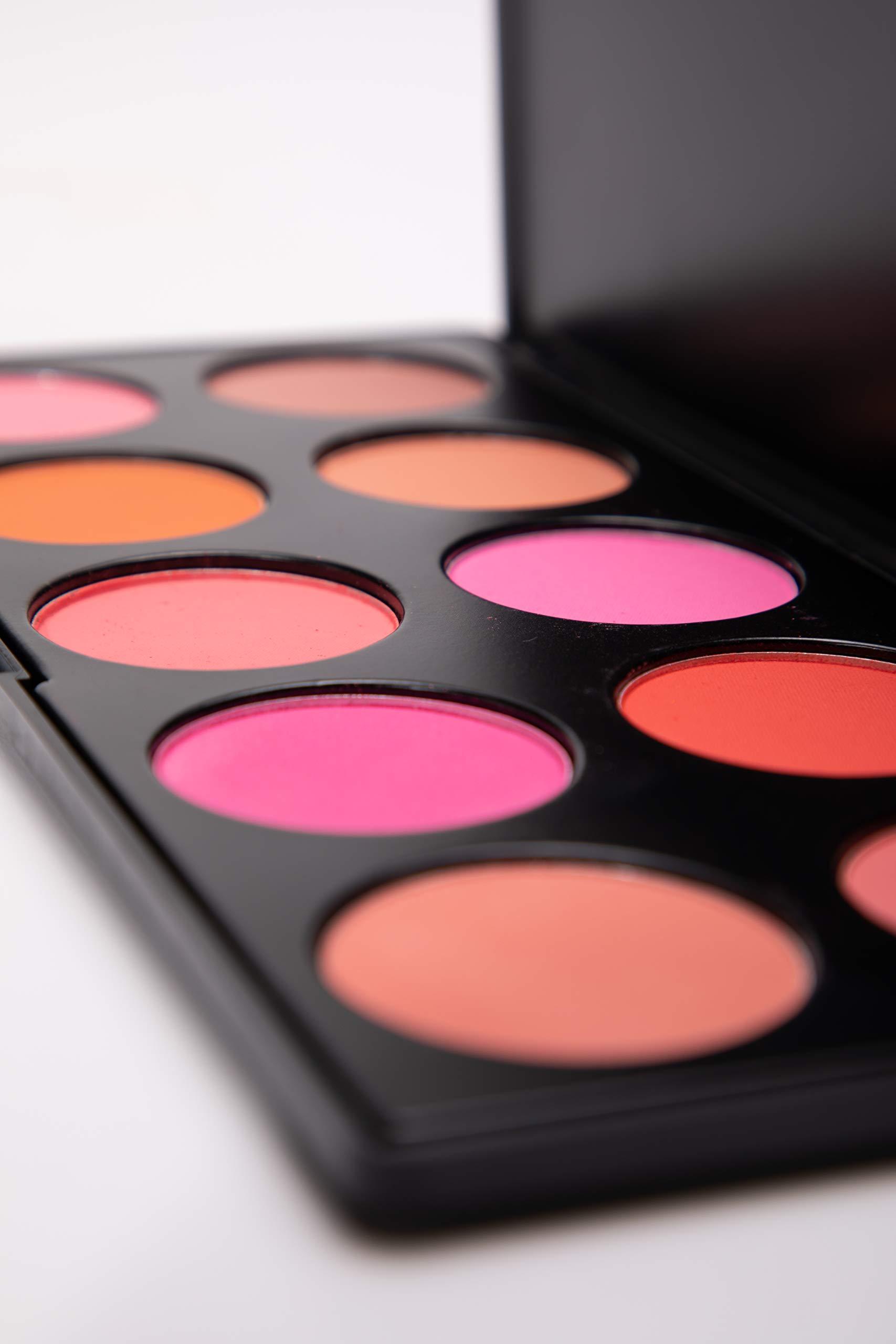 EPILYNX 10 Color Blush Color Palette - Pink Blush, Neutral Colors, Cheeks Blush - Gluten Free and Vegan for Sensitive Skin EpiLynx by Dr. Liia