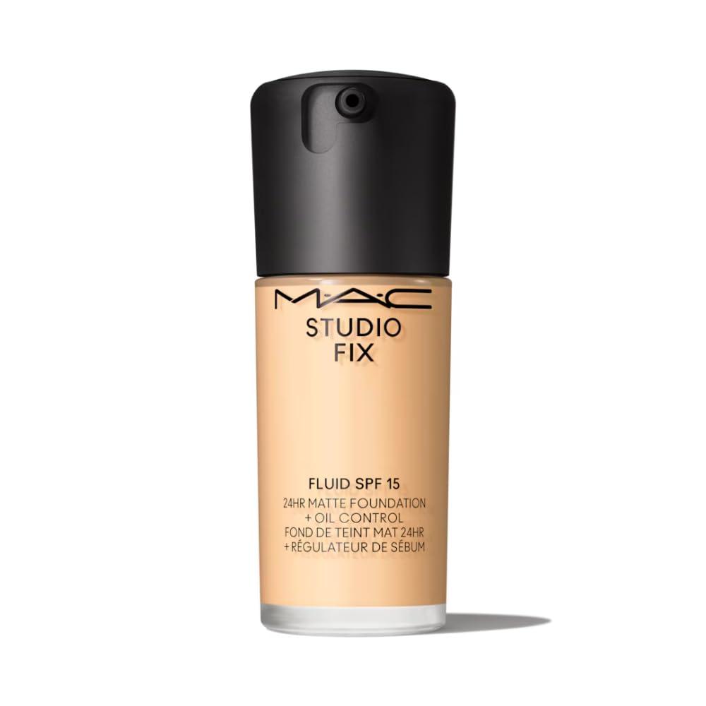 MAC MAC Studio Fix Fluid SPF 15 24HR Matte Foundation + Oil Control, NC13, 1 Ounce