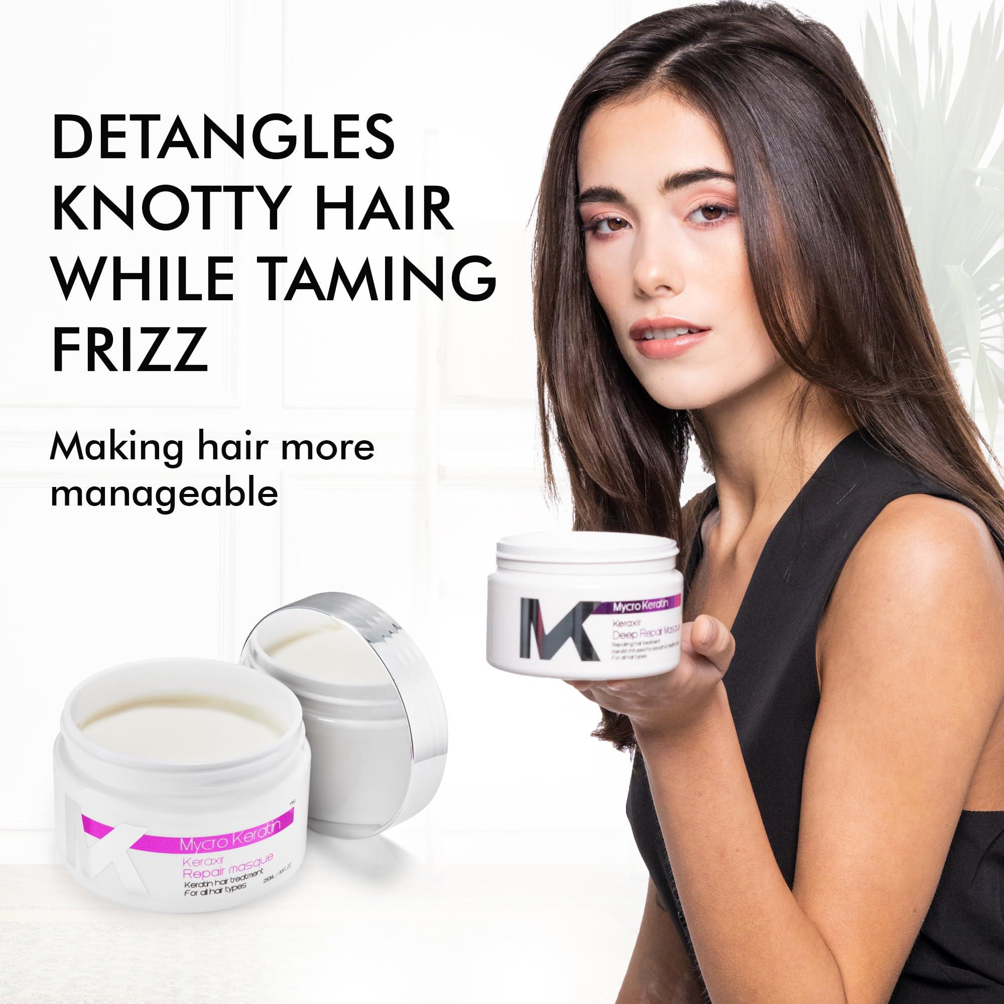 MK MYCRO KERATIN Mycro Keratin Keraxir Bonding Repair Hair Treatment-Hair Mask for Damaged Dry Hair, Deep Conditioner Hair Treatment for All Hair Types (16.9 oz)