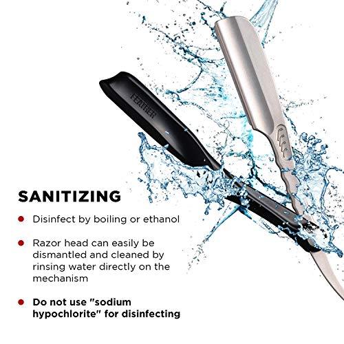 Feather Feather Artist Club Black SS Folding Handle Razor