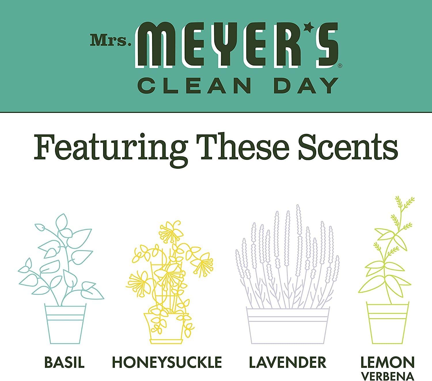 MRS. MEYER'S CLEAN DAY MRS. MEYER\'S CLEAN DAY Hand Soap, Refill Variety Pack Soaps Made to Clean and Freshen Hands