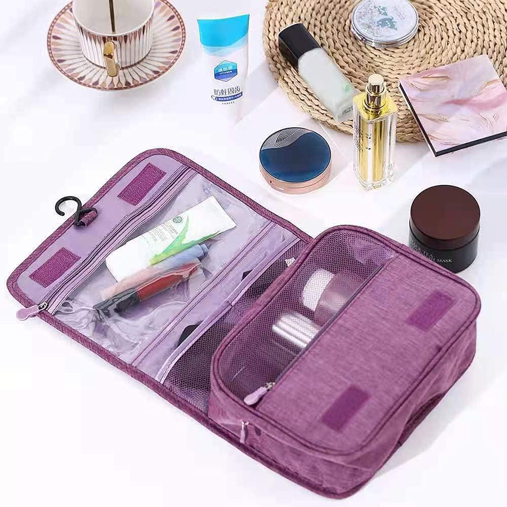 Qinntono Premium Hanging Travel Toiletry Bag for Women and Men, Hygiene Bag, Travel Toiletry Bag Dopp Kit , Men Shaving Bag, Water-resistant Cosmetic Makeup Travel Organizer for Men & Women with Sturdy Hook