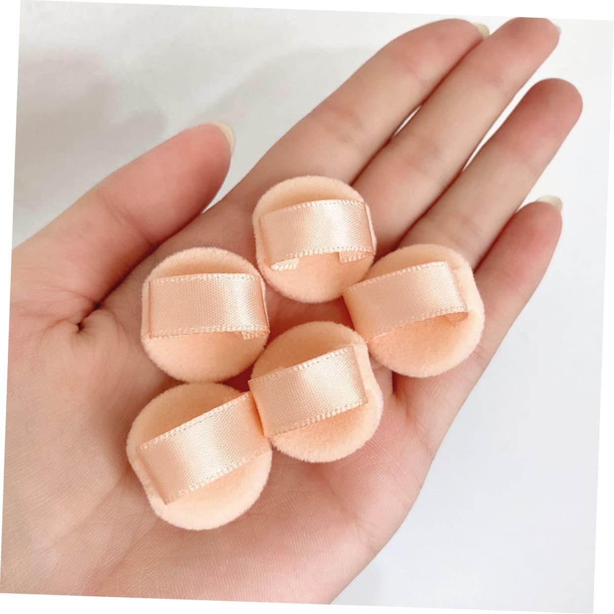 CANIGHT CANIGHT 5pcs Makeup Puffs for Powder Sponges Makeup Cosmetic Powder Round Makeup Sponge Mini Powder Puff Powder Puffs Powder Puff Makeup Puffs Makeup Powder Puff Flocking