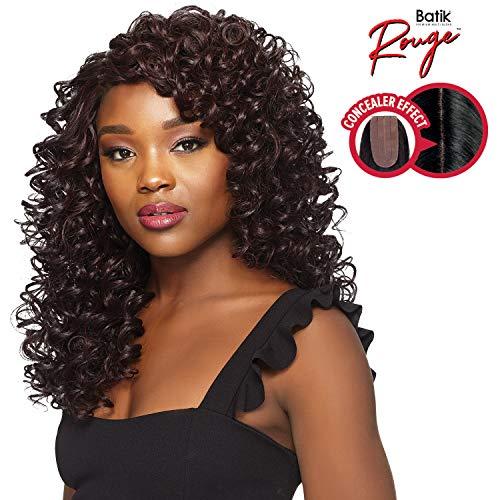 Batik Outre Synthetic Hair Weave Batik Rouge Deep Spiral 5Pcs (14"+16"+18"+20"+Lace Parting Closure) (DR2730)