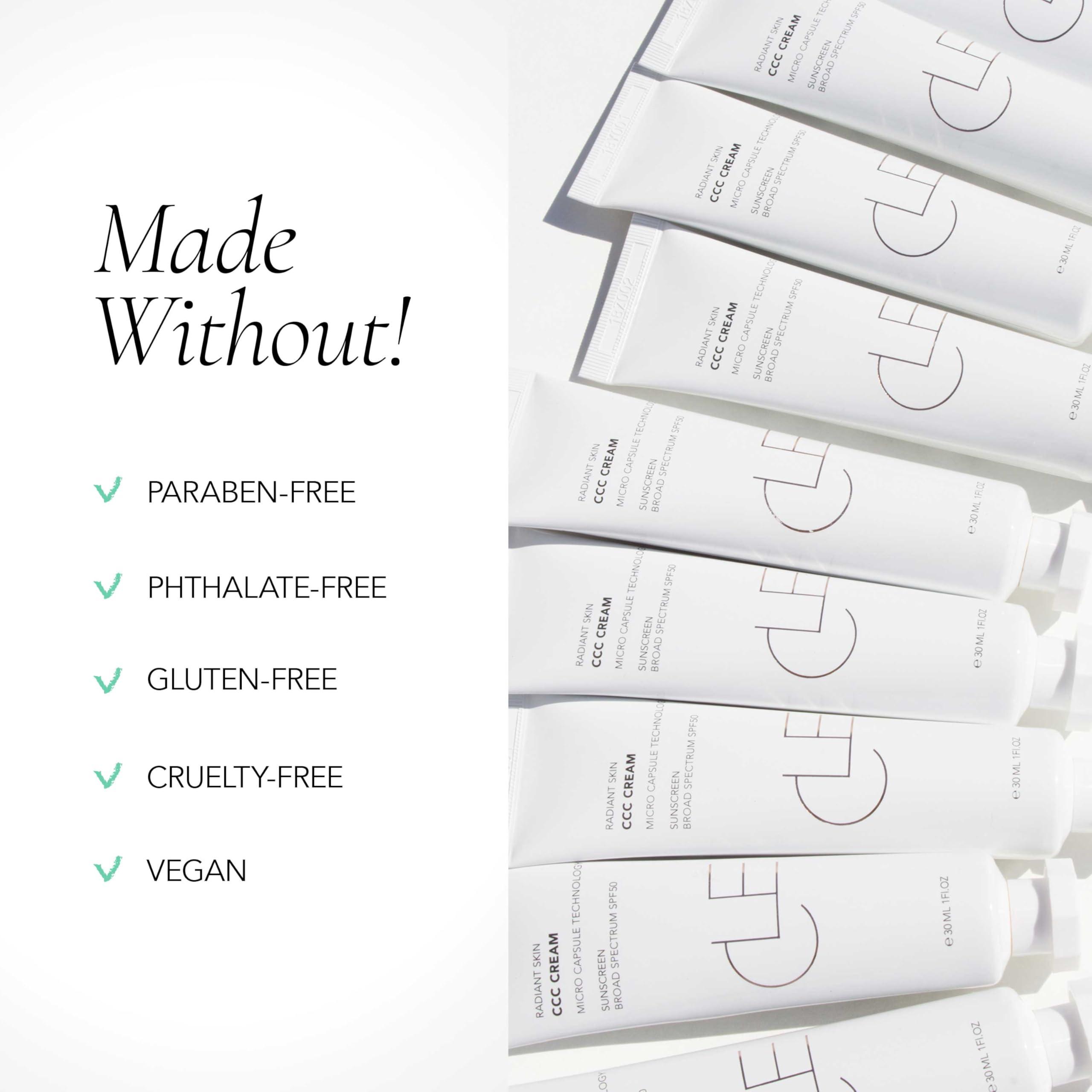 CLE CLE Cosmetics CCC Cream (Neutral Medium Light 201 / SPF 50) - Color Correcting CC Cream with Sunscreen - Lightweight, Hydrating, Light to Medium Coverage Foundation - BB & CC Cream Hybrid - 1 fl oz