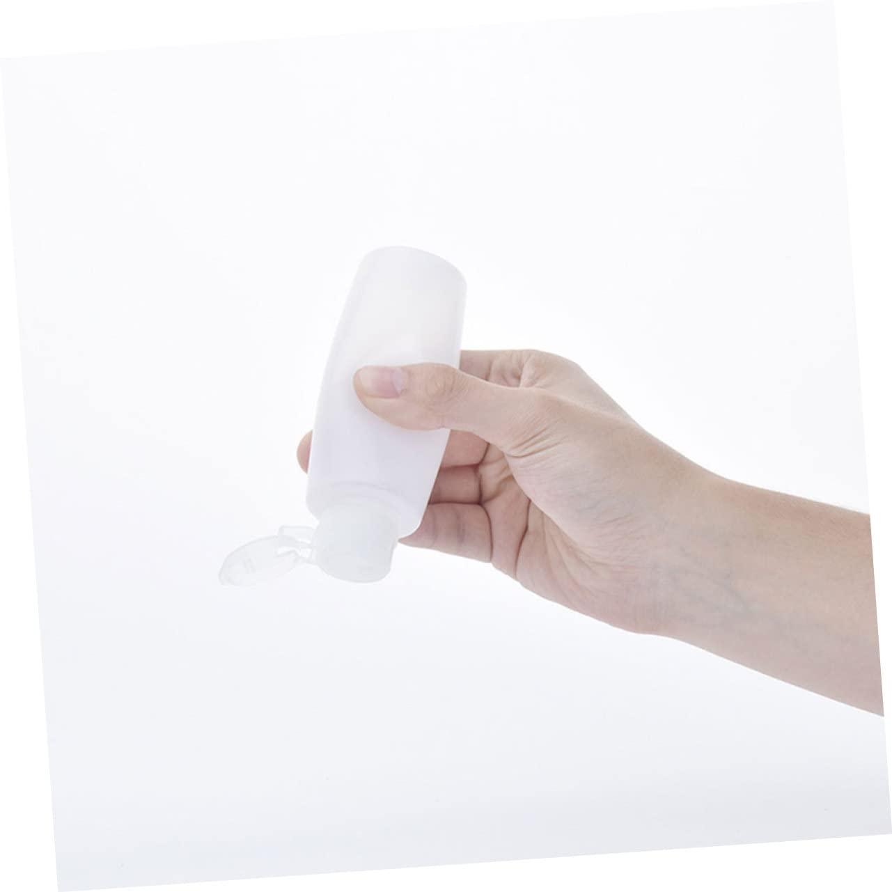 MUSISALY MUSISALY 10 Pack Empty Plastic Bottles Flip Top Shampoo Holder Bottles Sub-Packing Bottles Travel Bottles