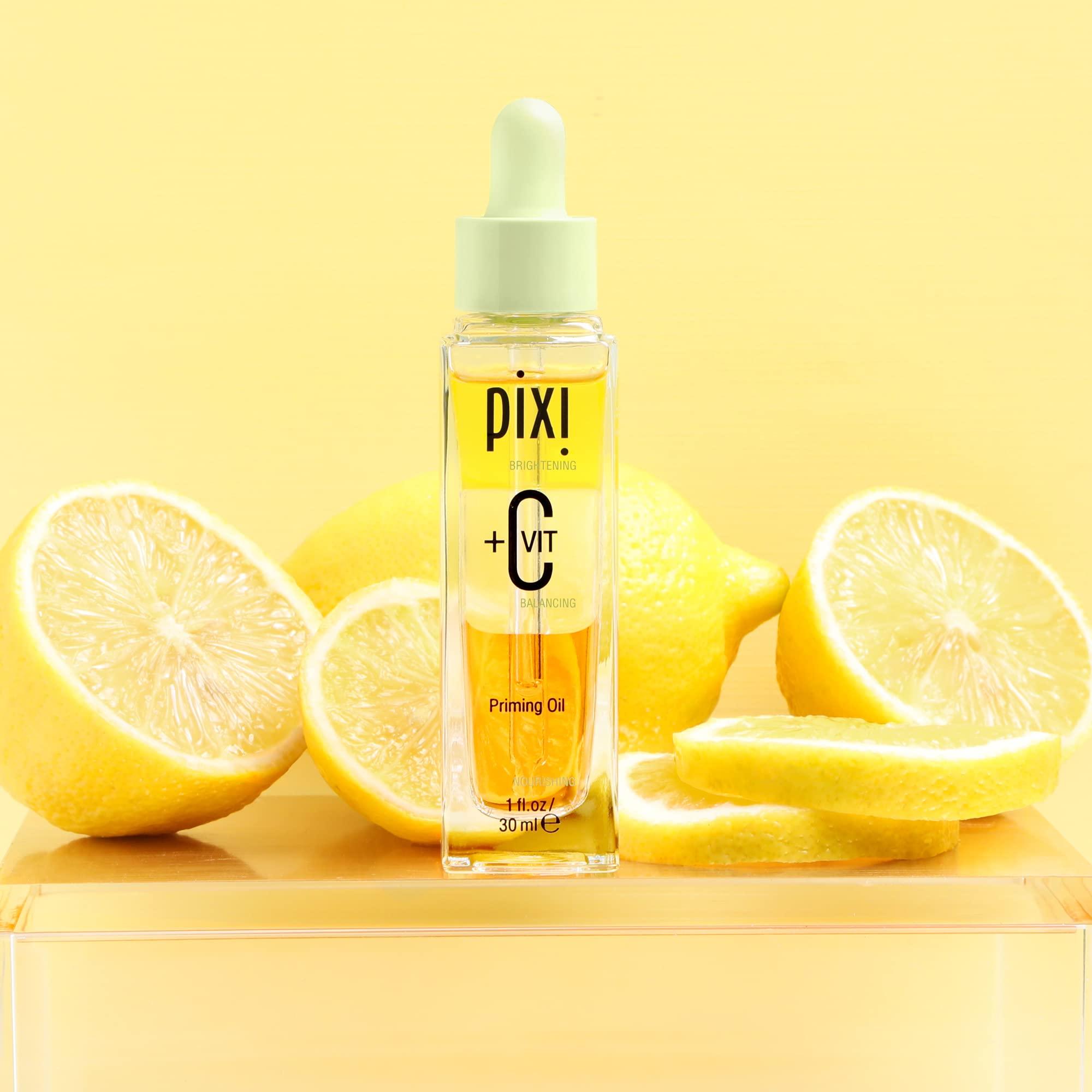 Pixi Pixi Beauty +C Vit Priming Oil | Nourishing Vitamin C Facial Oil Energizes & Balances Skin | Creates A Flawless Makeup Base | 1.00 Fl Oz