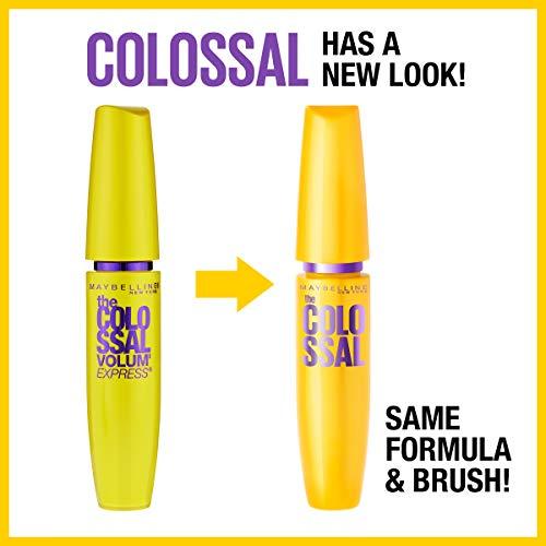 Maybelline New York Maybelline New York The Colossal Volum' Express Washable Mascara, Classic Black 231, 0.31 Fl Oz