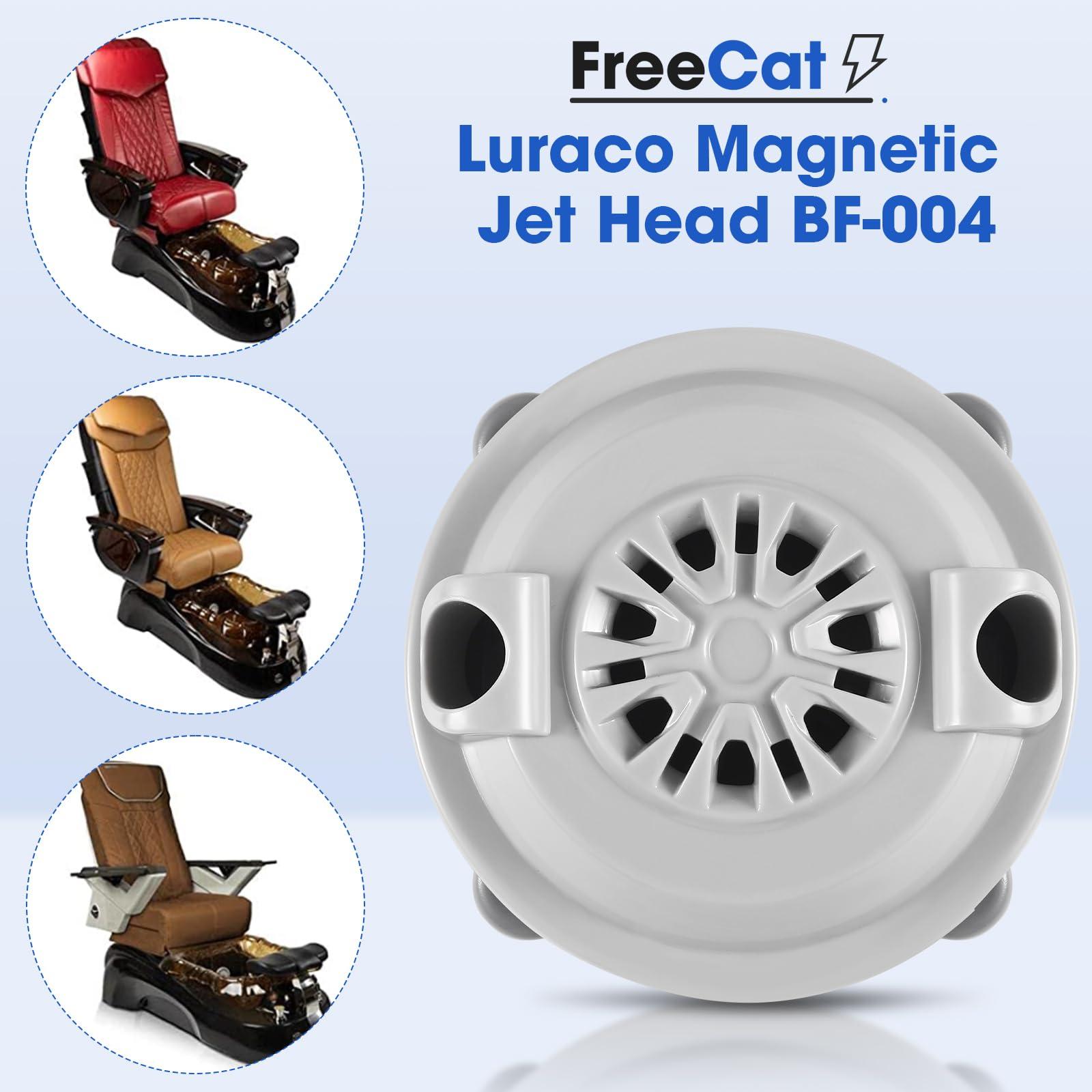 freecat freecat Pipeless Magnetic Jet Head Motor,BF-004 Replacement for LURACO Jet Motor Pedicure SPA Tubs Chair Contains Propeller and Cover