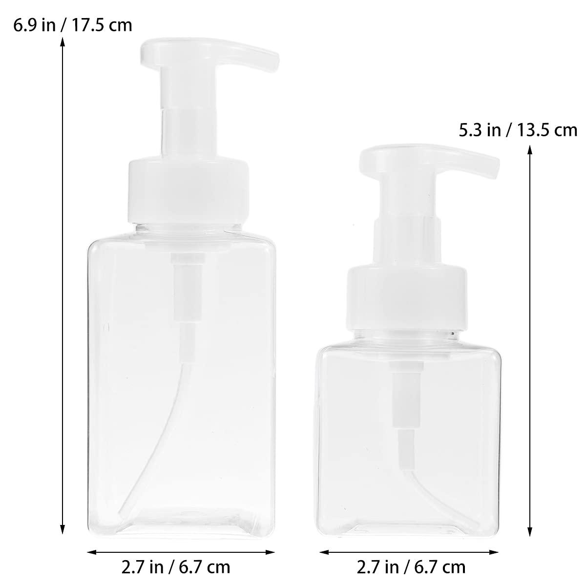 Cabilock Cabilock 2pcs Hand Soap Facial Face Face Wash Hand Dispenser Shampoo Travel Sparkling Bottle Push Type Bottled Cleasing Milk