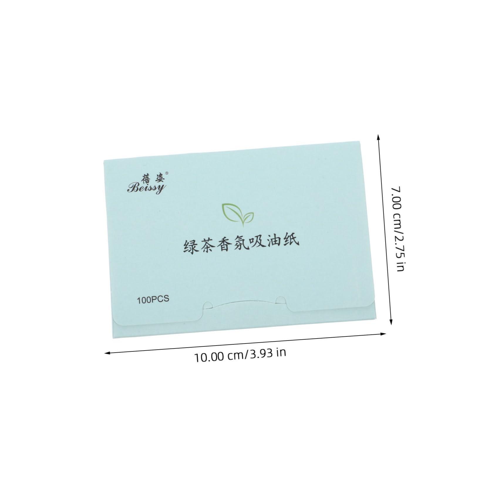 BIUDECO BIUDECO 10 Pack Facial Oil Blotting Sheets 100 Sheets/box Makeup Oil Removal Paper Oil Control for Face Portable Convenient
