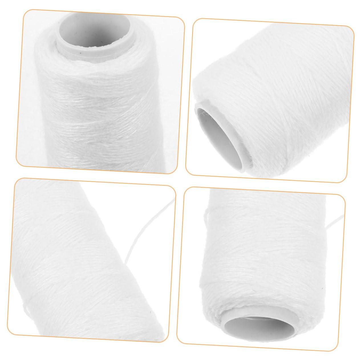 NOLITOY NOLITOY Facial Hair Remover Thread Face Threading Hair Removal Machine Thread 6 Rolls of Soft Cotton for Facial Epilator Threading