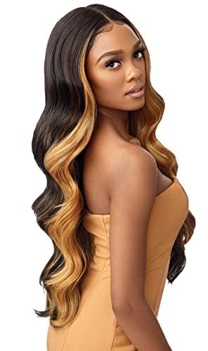 Outre Outre Synthetic Melted Hairline HD Lace Front Wig - MANUELLA (Color:DR2/BL HAZELNUT)
