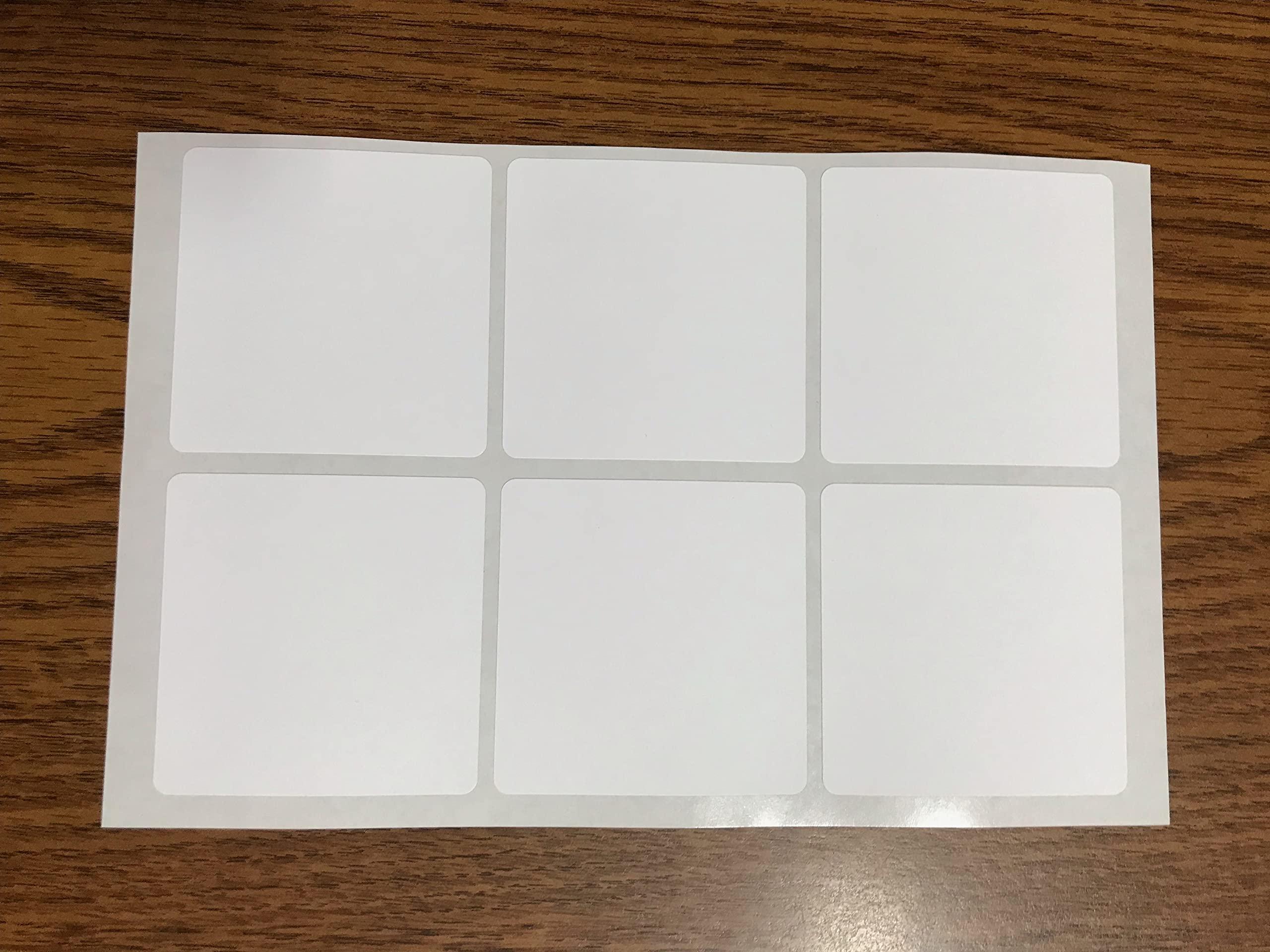 Generic 6 Pack 16 oz (475 ml) Slim Plastic PET Bottles with 3 Black Lotion Pump Dispensers and 3 Black Disc Caps and 6 Waterproof 2.5\" Square Labels | Made in USA | Mountainleaf (Amber Bottle with Label)