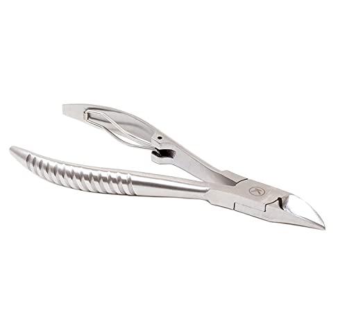 wholehealthsupply KOHM Ingrown Toenail Clippers for Thick Nails - 5" Long KP-700 Heavy Duty Stainless Steel Toe Nail Nippers Tool for Men, Women, Seniors & Adults - Professional Podiatrist Tool